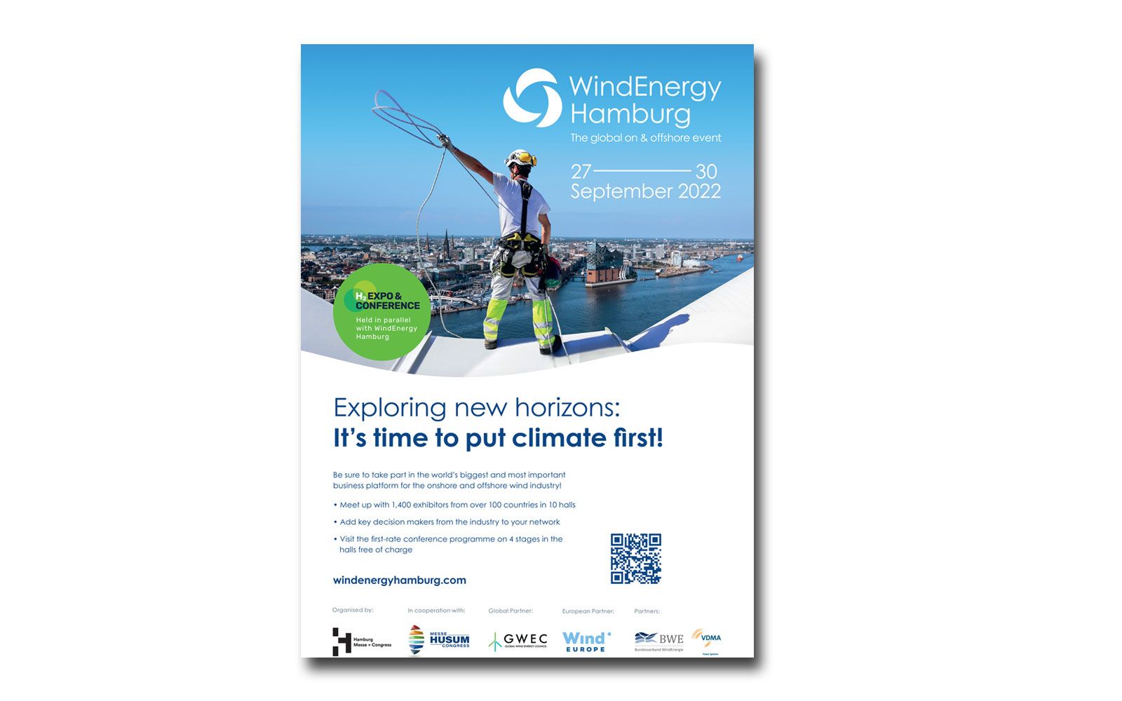 WindEnergy Hamburg visitor ad