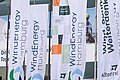 WindEnergy Hamburg 2024 - Flags at the Central Entrance