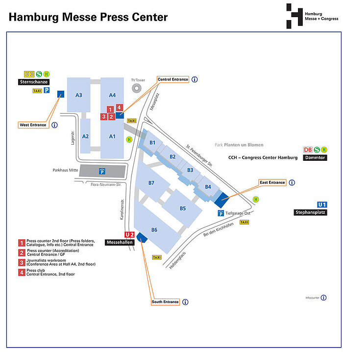 Hamburg Messe Press Center Hamburg Messe Press Center