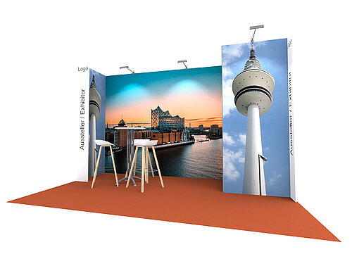 Example of all-inclusive stand Energy Storage