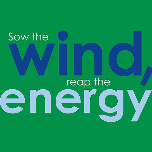 WindEnergy Hamburg Postcard: Sow the wind, reap the energy