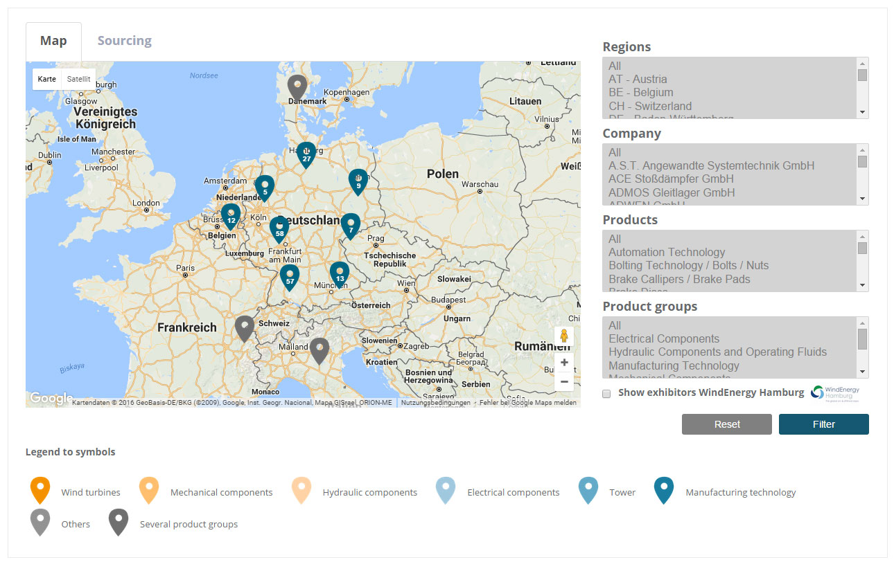 VDMA Wind Industry Map