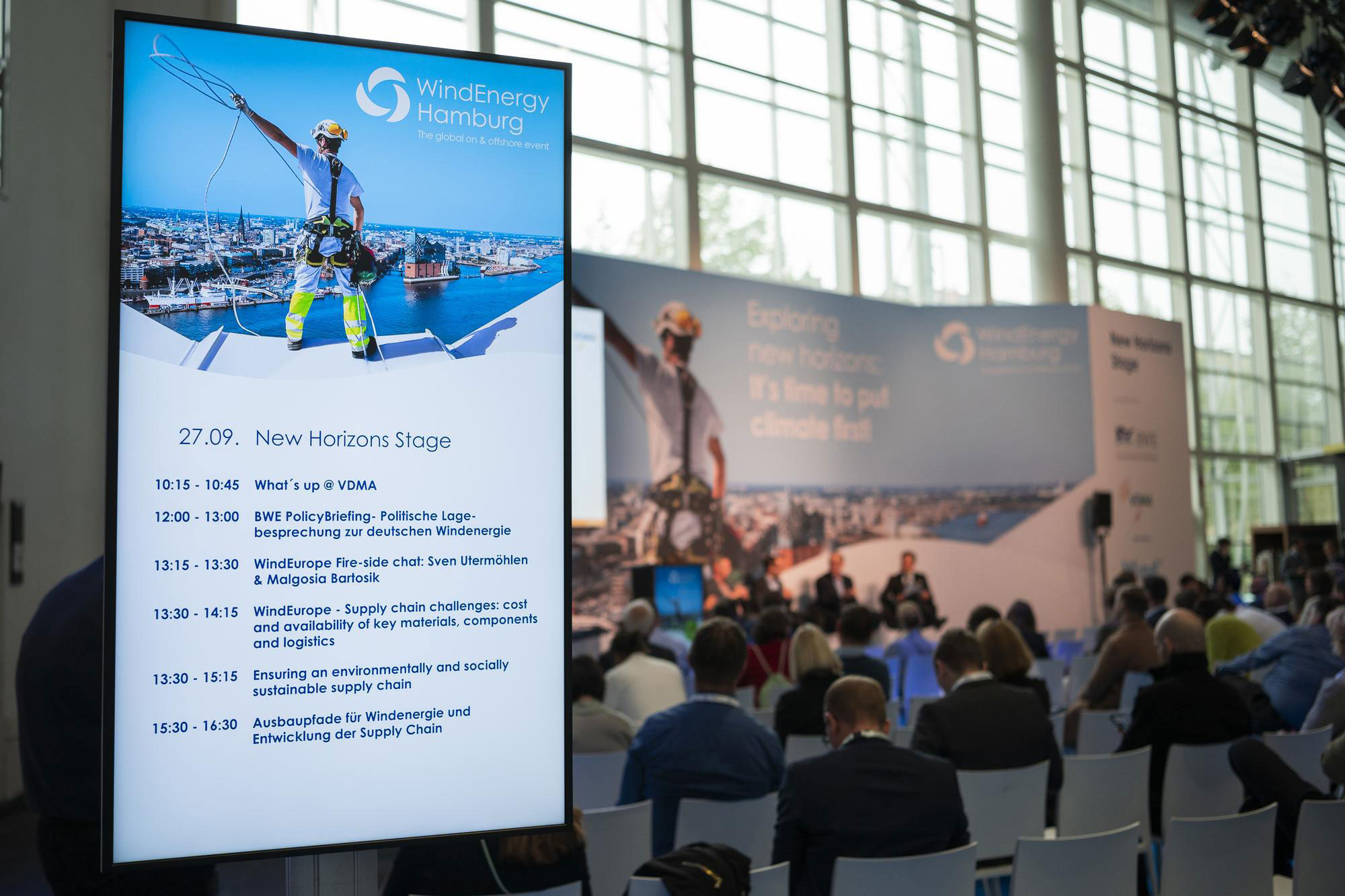 WindEnergy Hamburg - New Horizons Stage WindEnergy Hamburg - New Horizons Stage