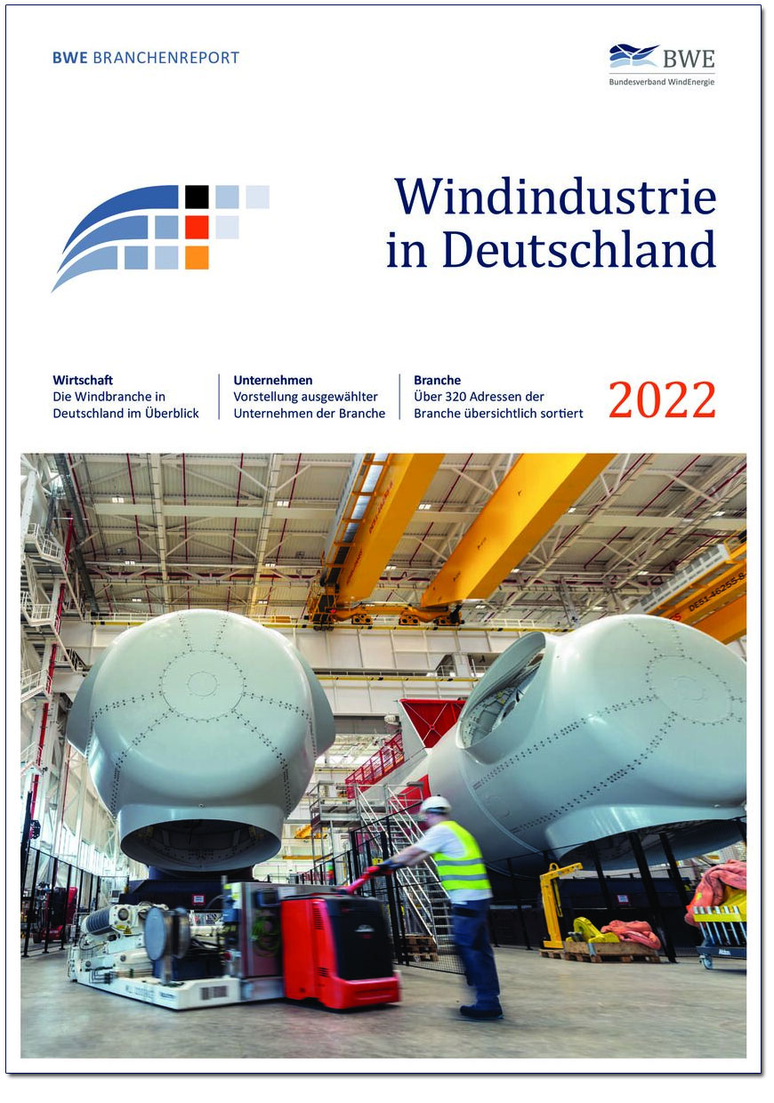 BWE Branchenreport 2022 - Windindustrie in Deutschland 2022