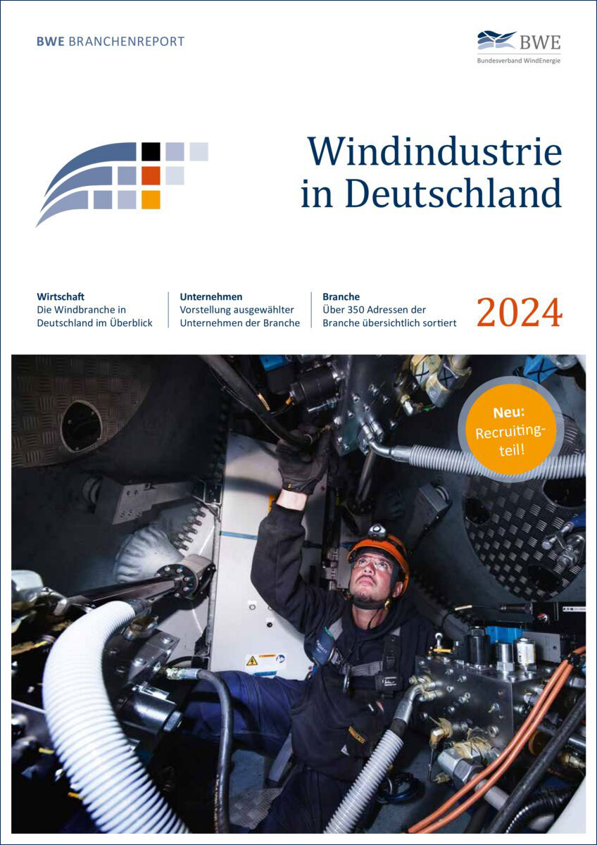 BWE Industry Report 2024 - Innovative projects for the German wind market