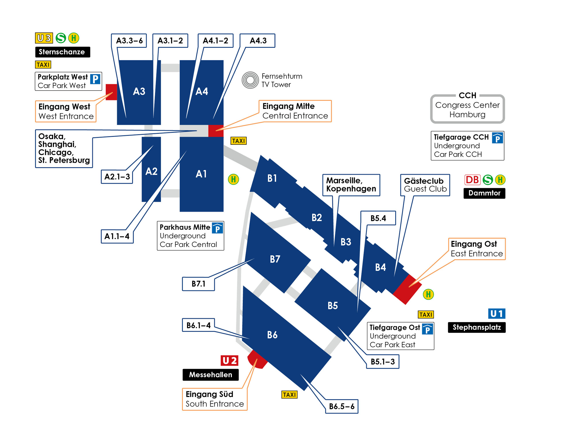 Übersicht Konferenz- und Besprechungsräume