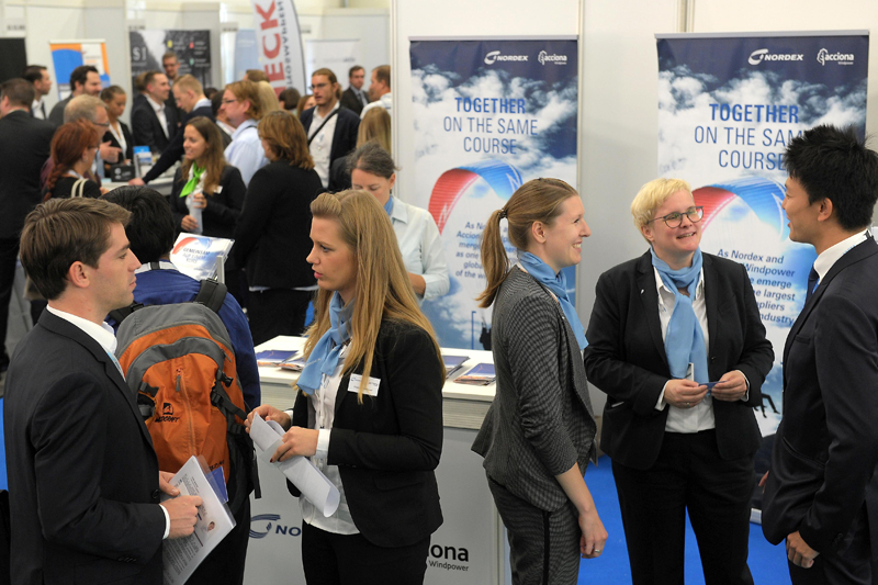 Recruiting conversation at WindEnergy Hamburg
